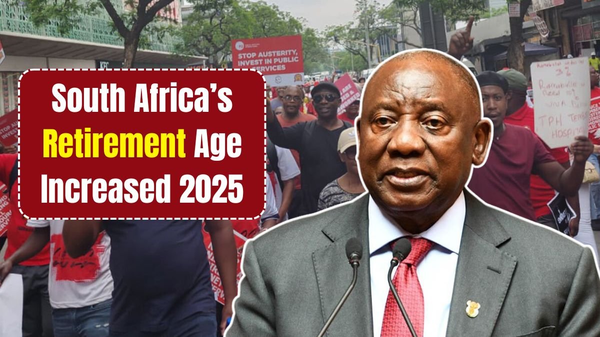 South Africa Raises Retirement Age to 65